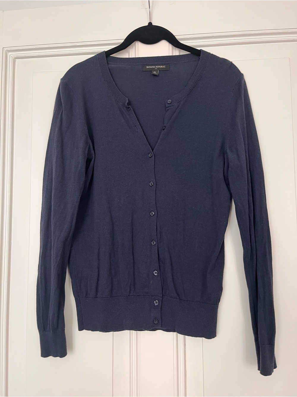 Banana Republic Navy Button Cardigan